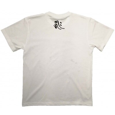 手描きTシャツ 仏画 十一面千手観音 白 (半袖 Mサイズ)