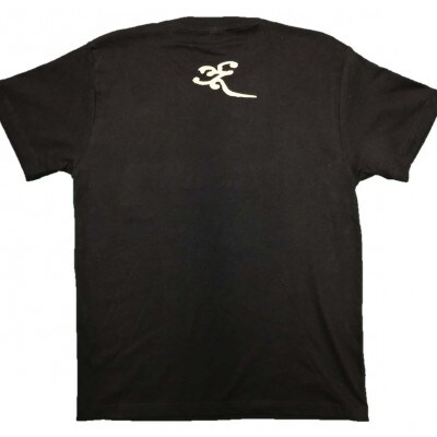 手描きTシャツ 仏画 薬師如来 黒 (半袖 Sサイズ)