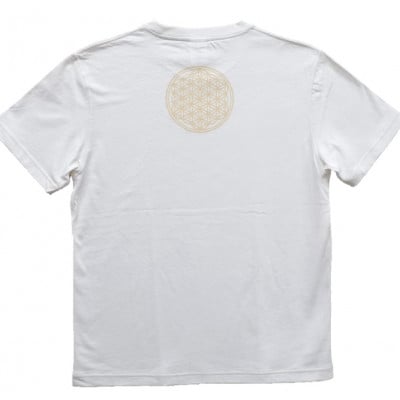 Tシャツ フラワー・オブ・ライフ 姫川薬石 ヘンプ生地 (半袖 Sサイズ)