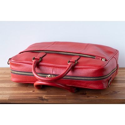 【ビジネスバッグ】本革 ビジネスブリーフ 通勤バッグ 2way 通勤/OL【at-17ns-RD】