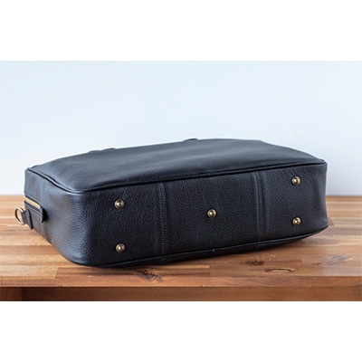 【ビジネスバッグ】本革 ビジネスブリーフ 通勤バッグ 2way 通勤/OL【at-17ns-BK】