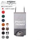 【本革 スマホショルダー】シルバー箔 iPhone12PROMAX 手帳型【apo-22hh】