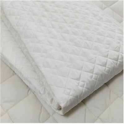 【シングル】ピュアシルク 和泉木綿 敷パッド 100×205cm ホワイト1枚 SCC-1020S