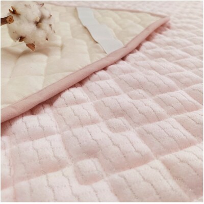 【シングル】ふんわり綿マイヤー和泉木綿敷パッド 100×205 ピンク1枚 PM-10S-PI