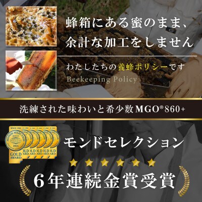 【毎月定期便】ストロングマヌカハニー【MGO860+】500g×2個　全3回