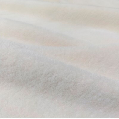 【シングル】贅沢タッサーシルク100%(毛羽部分)毛布 140×200cm　SILK-S