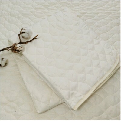 【シングル】オーガニックコットンガーゼ和泉木綿敷パッド100×205cm　アイボリー1枚 OG-1S