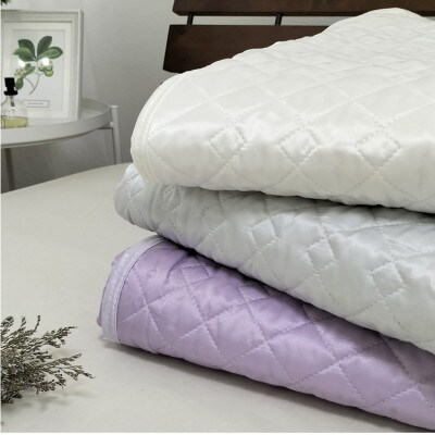【シングルサイズ】ピュアシルク敷パッド 100×205cm　1枚 グレー SCC-1020SC