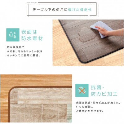 【60×60cm】暖か・節電ホットテーブルマット(ターコイズブルー)SB-TM60-TA