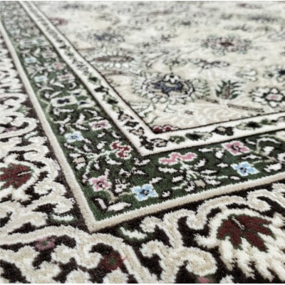 【6畳用】240×330cm 洗える国産モケット織ラグ ベージュ(ポーロ240×330BE)