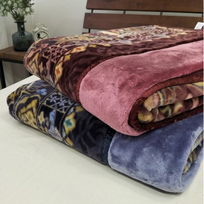 【シングルサイズ】吸湿発熱シルキータッチ2枚合わせ毛布 ピンク1枚 YO-4700-PI