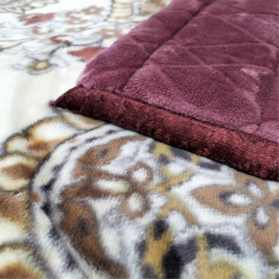 【シングルサイズ】贅沢カシミヤウール混わた入り嵩高毛布 ピンク1枚 CAK-162-PI