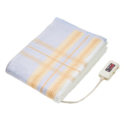 電気掛敷兼用毛布　約188×130cm