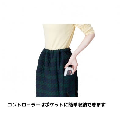 あったか脚入れヒーター　グリーン