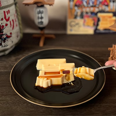 美味しいブランド卵「夢想丸」使用　　　　　　　泉州名物『だんじりプリン』