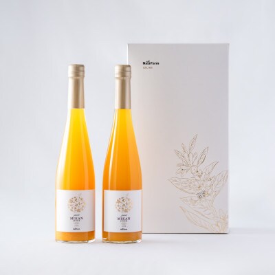 想いを贈る100%ストレートみかんジュース　500ml×2本　オリジナル贈答用箱入り