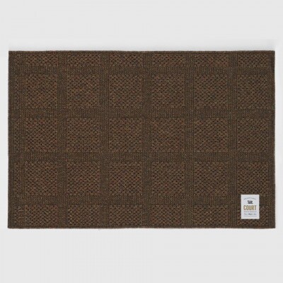 ウールラグ/Fisherman's Court KHAKIBROWN 90×60cm