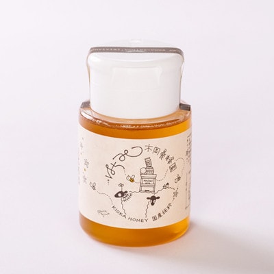 道の駅で大人気のハチミツ(使い勝手の良いプラ容器300g×1本)