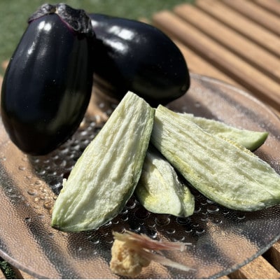 水茄子(生)5個・水茄子糠漬け(5個)セット