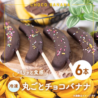 和泉市丸ごとチョコバナナ×6本(冷凍)