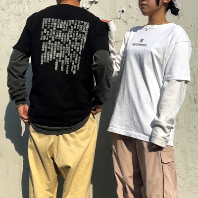 【般若心経】刺繍Tシャツ　黒Mサイズ