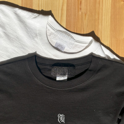 【般若心経】刺繍Tシャツ　黒Mサイズ