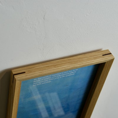 Wood Frame ホワイトアッシュ A4サイズ 計1セット