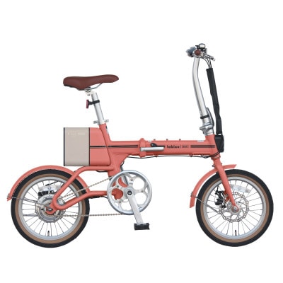 電動アシストオリタタミ自転車　tabico　mini　メイプルレッド