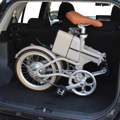 電動アシストオリタタミ自転車　tabico　mini　メイプルレッド