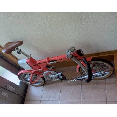 電動アシストオリタタミ自転車　tabico　mini　メイプルレッド