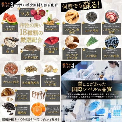 3袋 90日分 不死鳥のように蘇る マカフェニックス シトルリン アルギニン 亜鉛 メンズサプリ