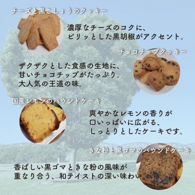お菓子詰め合わせEセット　クッキー6種類・パウンドケーキ8個セット　はつが野テラス