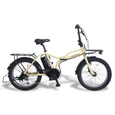 PELTECH X-Adventure　20型折り畳み自転車外装6段変速ハイパワーモデル　ベージュ