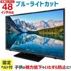 有機ELテレビ48インチ用　テレビ画面保護パネル　ブルーライトカットタイプ　位置調整用スペーサー付
