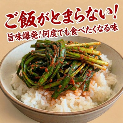 本場の熟練シェフが作る自家製ニラキムチ2束　無添加　韓国料理Rhami