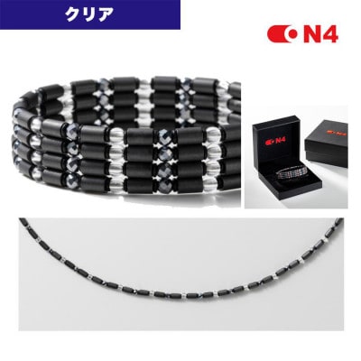 ON4　オンフォー TYPE-C クリア　タイリッシュ軽量 磁気ネックレス 管理医療機器