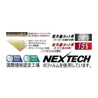 リア (b) デリカ D:5 CV5W CV4W (5%) カット済み カーフィルム D5 ミツビシ