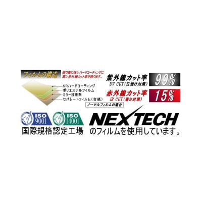 リア (s) ボルボ エステート 940 (5%) カット済み カーフィルム 9B230W