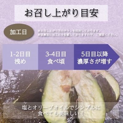 熟成で変わる極上の旨み 泉州特産職人仕込みの水ナスぬか漬け3個入り 毎日変わる発酵の味わいをお試し