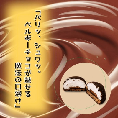 【11月発送限定】ベルギーチョコと国産生クリームの贅沢メロケーキ(8個入り)