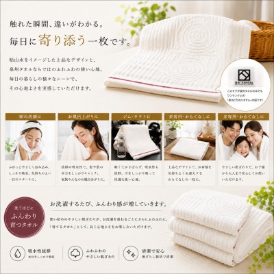 【泉州タオル 】枯山水 フェイスタオル5枚セット