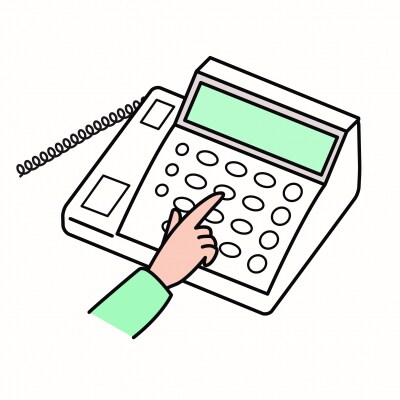 みまもりでんわサービス(固定電話6か月コース)No.1154