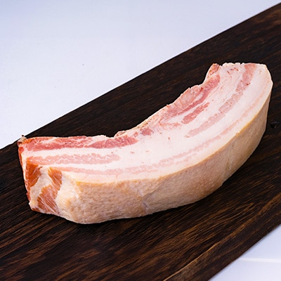 鈴鹿産さくらポーク　手造りベーコンブロック・スライスセット　各(約600g)