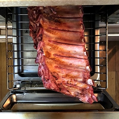 【クリスマス限定12月上旬発送】スペアリブスモーク約650g×1個半丸チキンスモーク約400g×2個