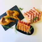 田彦スモークセット【極】(バックリブ約400g・半丸約800g・ベーコン巻きウインナー約600g)