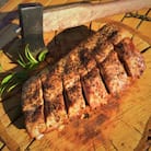 味付きバックリブ(ハーブスパイス)約400g×2p・追いスモーク(燻製)セット付