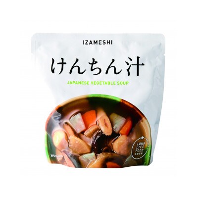 長期保存食 イザメシ けんちん汁 18個/1ケース 防災に役立つ保存食・非常食を備蓄に