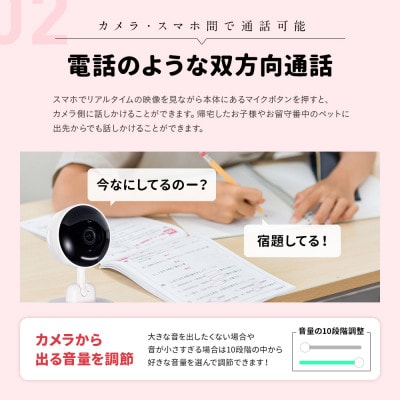 屋内防犯カメラ ベビーやペット見守りカメラ みてるちゃん WTW-W1&128GBMicroSD付