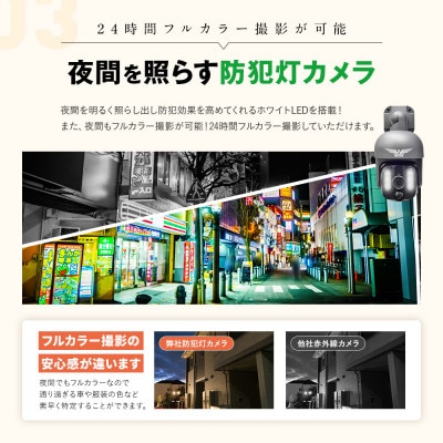 屋外監視・防犯カメラ ソーラーだから電源不要 バッテリー12,000mAh WTW-WSP12