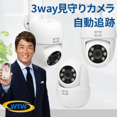 防犯・監視カメラ 見守りペットカメラにも 屋外屋内 みてるちゃん123 WTW-W2858Y